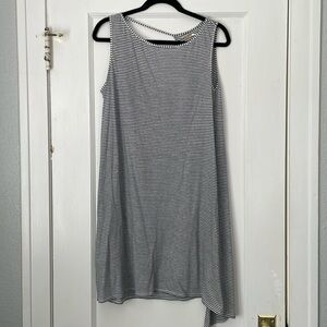 Max Studio Cotton Linen Stripe dress